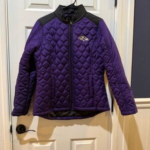 Purple Quilted Women's Puffer Jacket